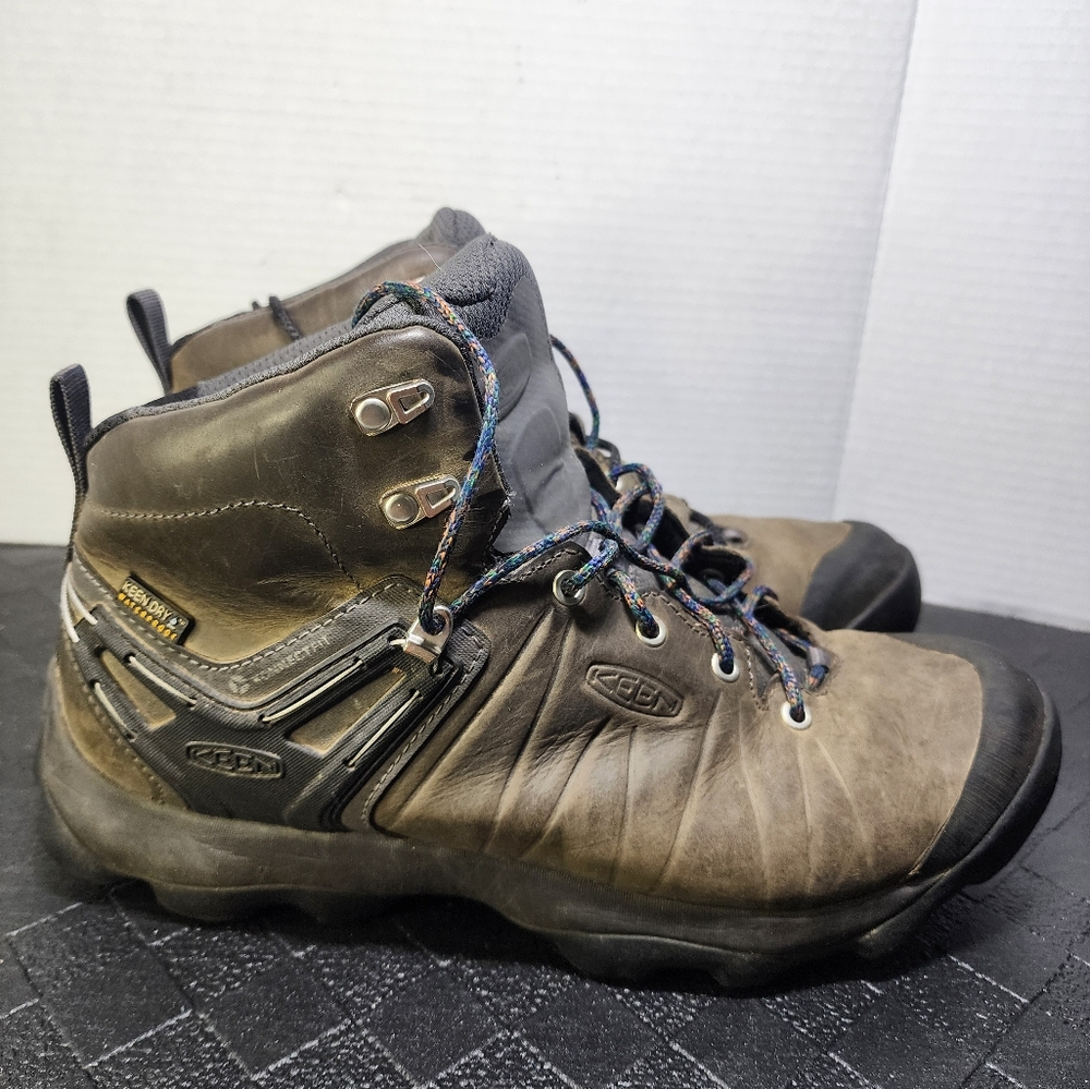 Mid Leather Keen Men\u0026#039;s Venture Mid Waterproof Hiking Boots KEEN Men's  Venture Leather Mid WP Hiking Boots Size 12